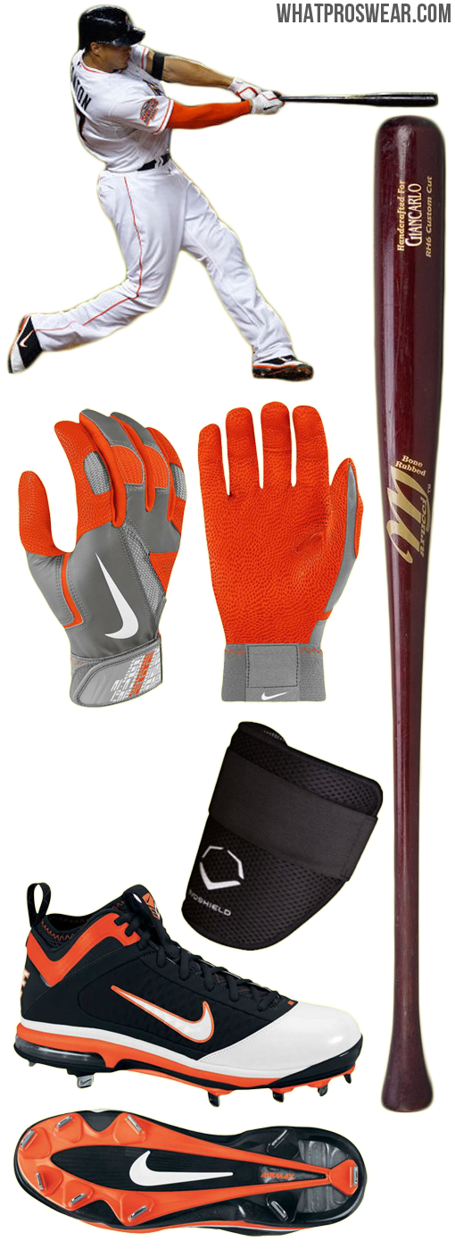 nike orange batting gloves